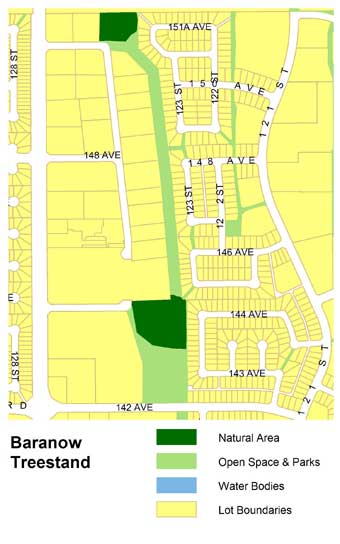 Baranow Treestand map