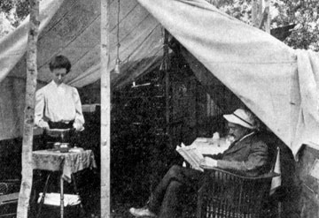 Tent House in Edmonton 1908 [Detail: EA-267-428]