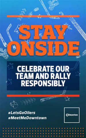 stay onside poster