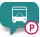 Transit Centre with Park and Ride Icon