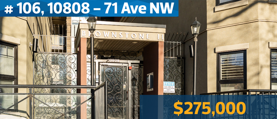 #106 10808 71Avenue NW