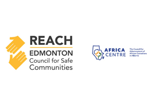 Reach Edmonton Council for Safe Communities and Africa Centre logos