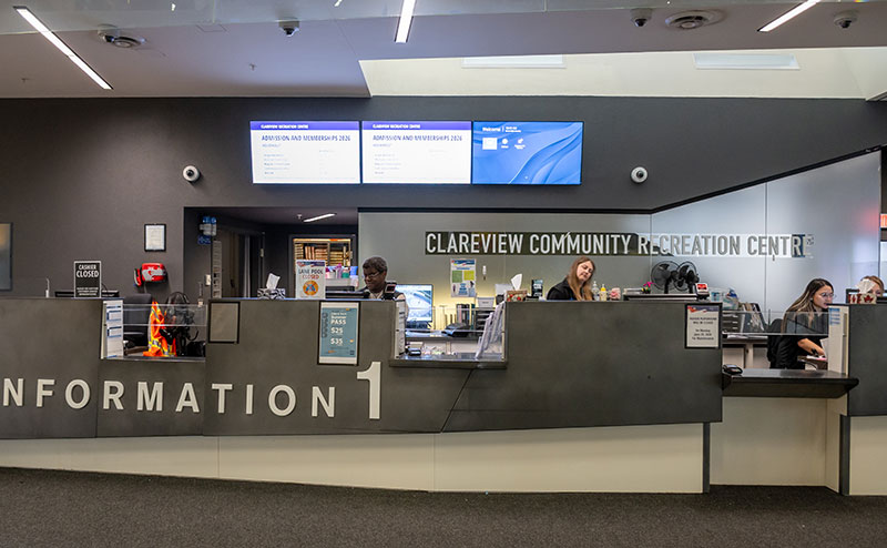 Reception area