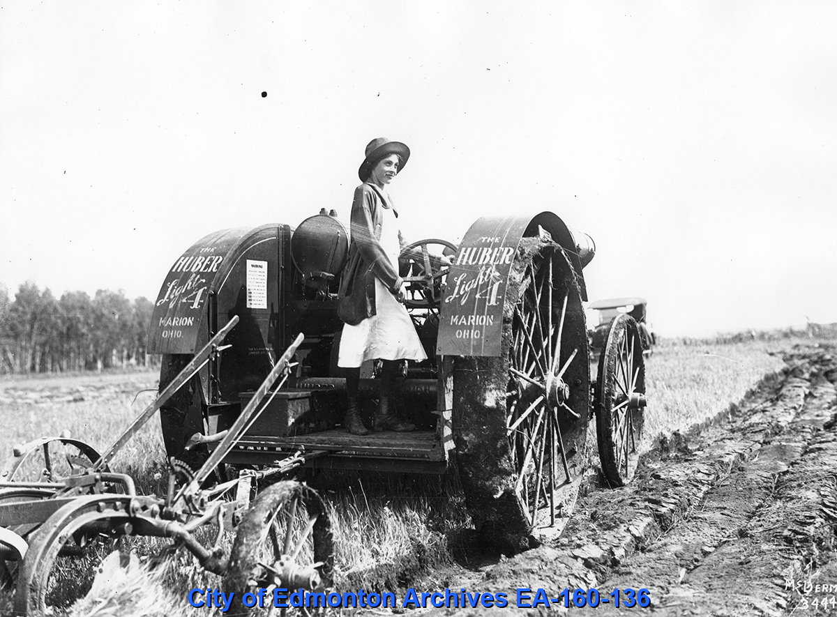Woman on a Tractor
