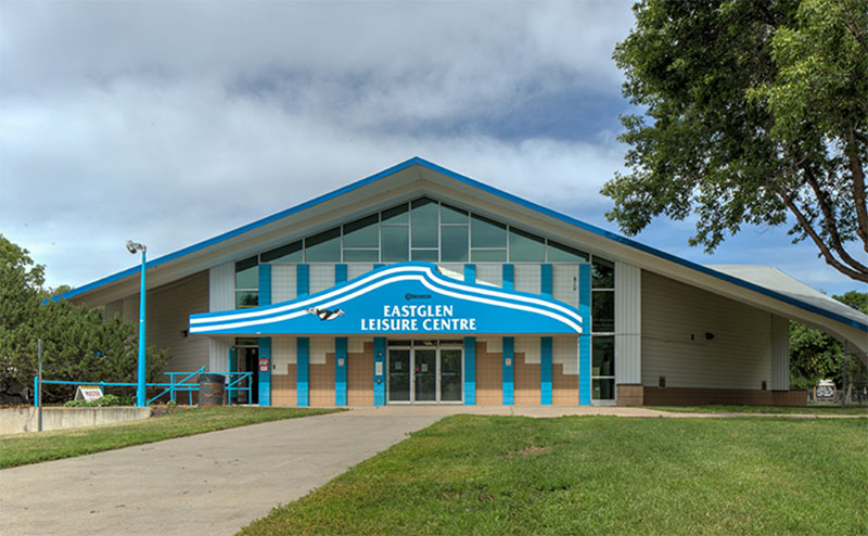 eastglen leisure centre exterior of building