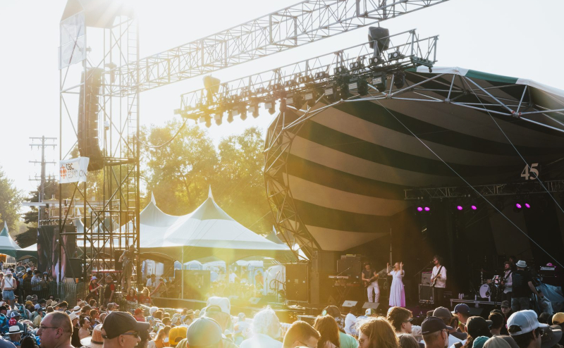 Edmonton Folk Music Festival stage