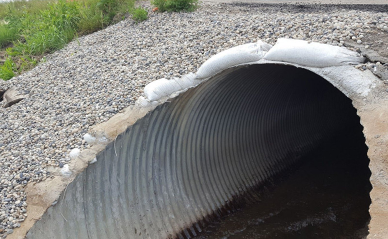 View of a culvert