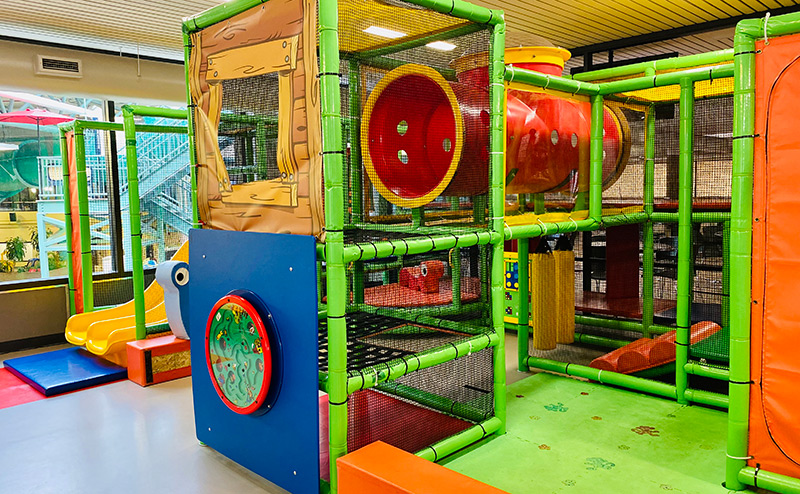 play equipment in indoor playground
