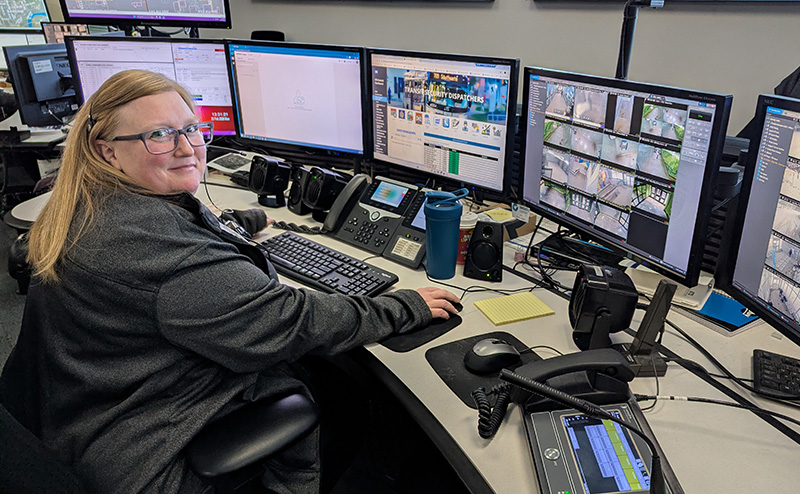 Krista Keenan, Transit Security Dispatcher