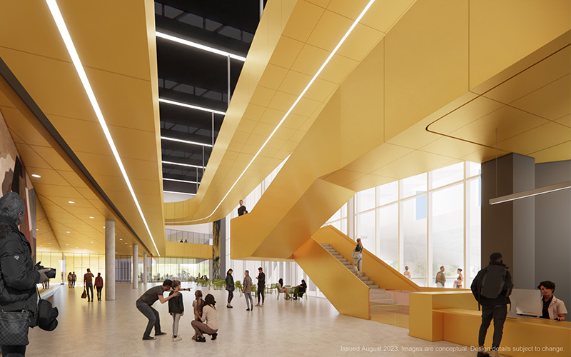 Main atrium