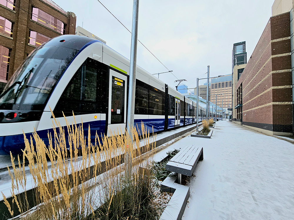 Low-Floor LRT Vehicle Photo