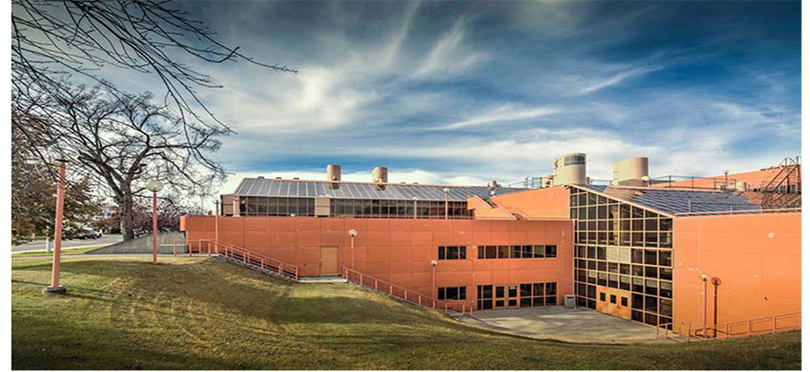 Exterior of the Orange Hub