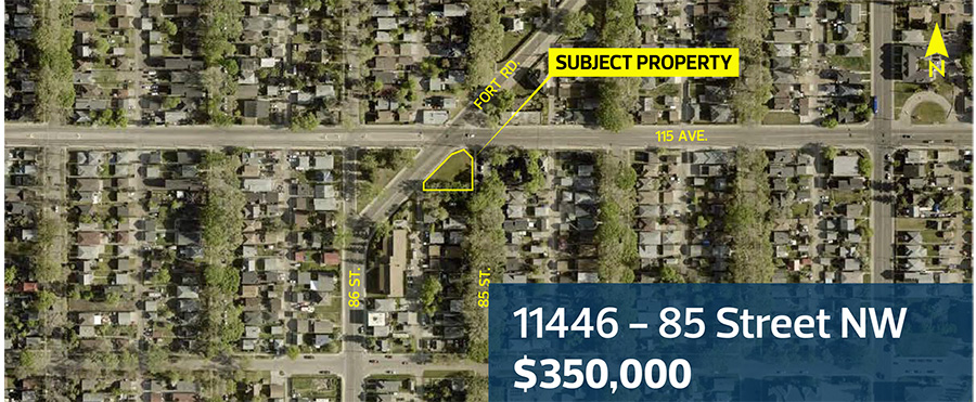 Aerial view of Parkdale listing