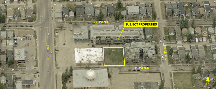 Aerial view of Queen Alexandra site