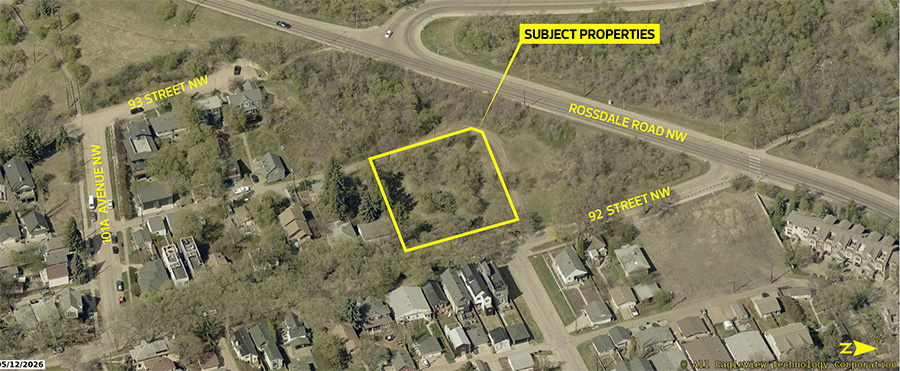 Aerial view of Riverdale site