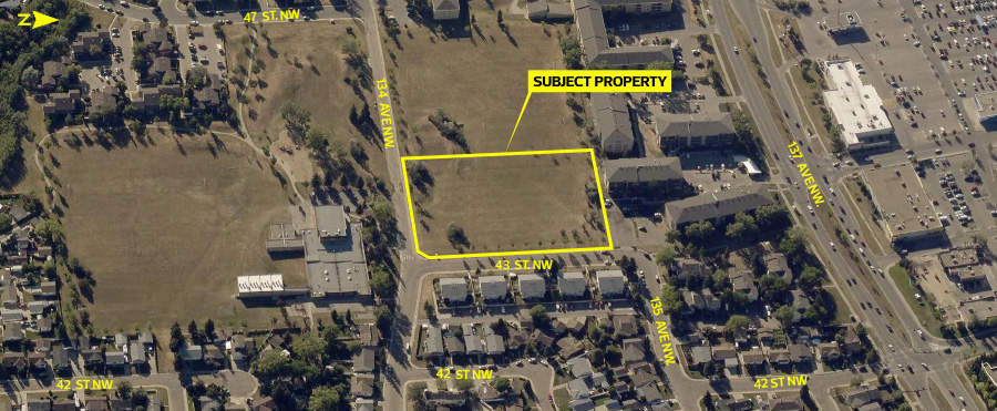 Aerial view of Sifton Park site