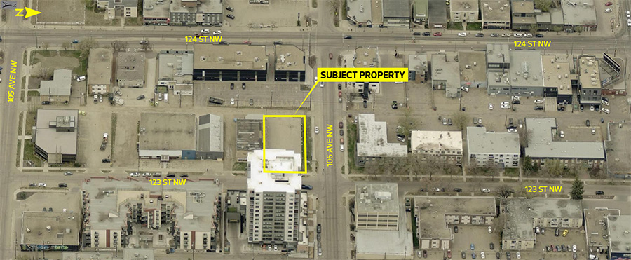 Aerial view of Westmount site