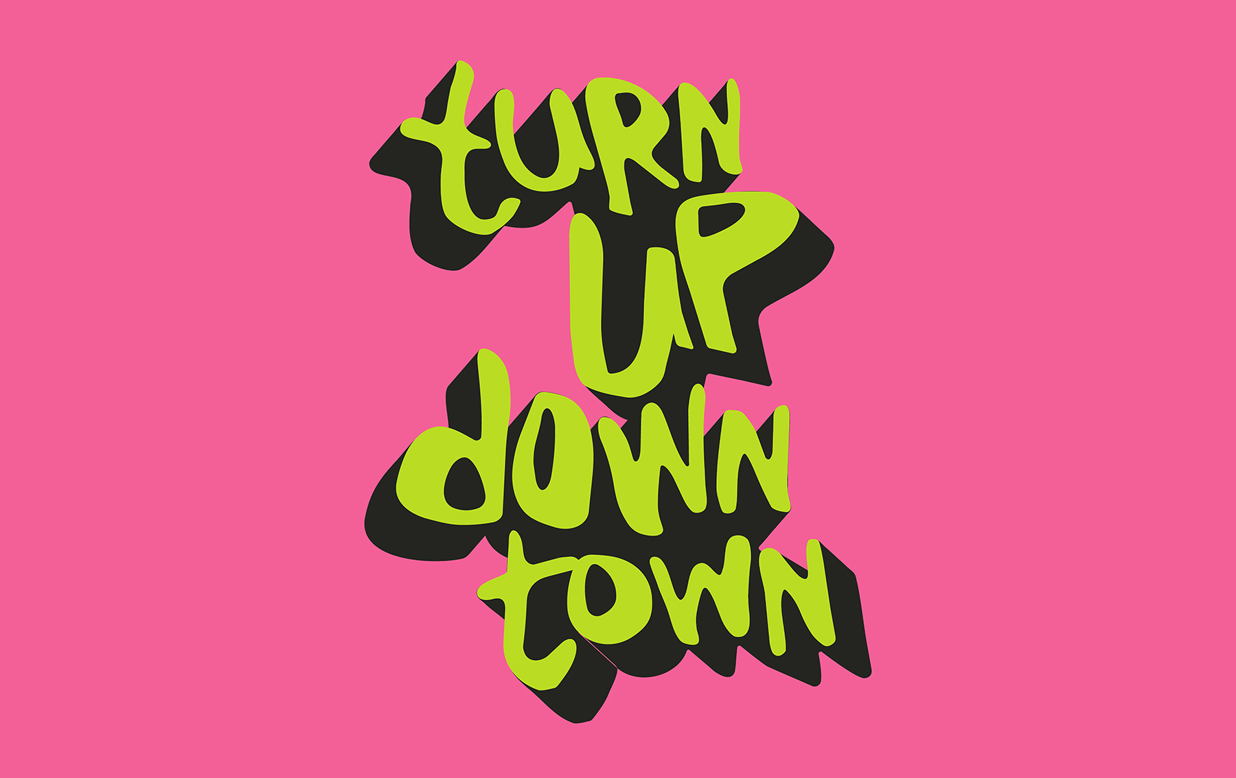 turn up downtown campaign logo image