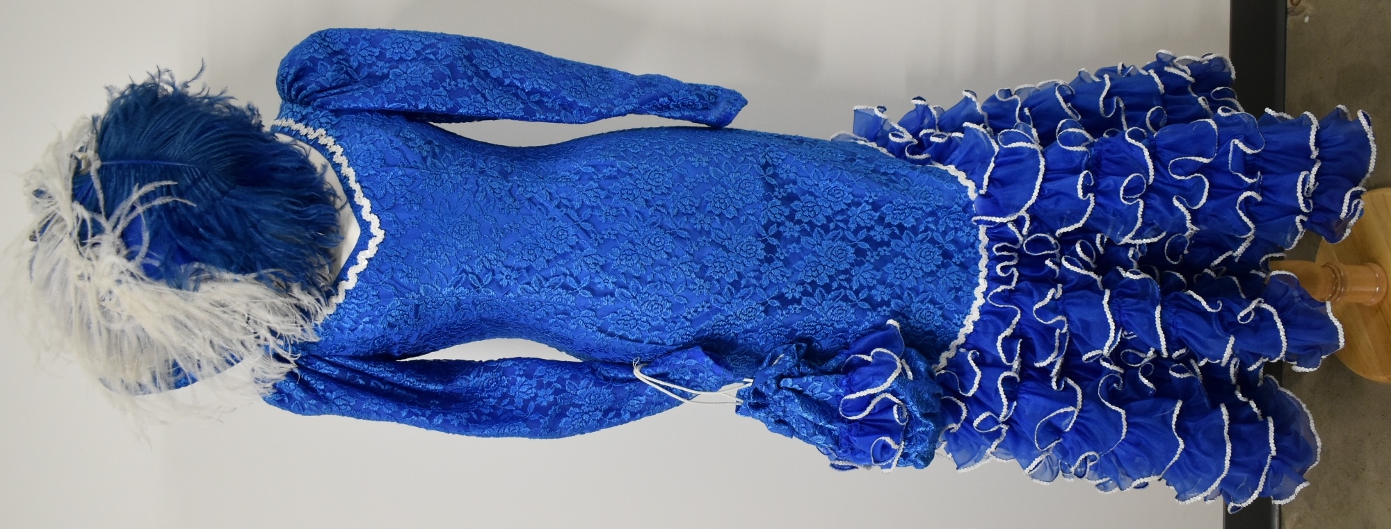 blue klondike costume