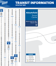 Lewis Farms Transit Centre Map and Schedule