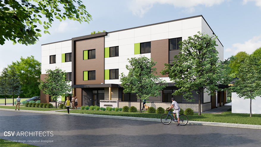 housing development rendering - Athalone