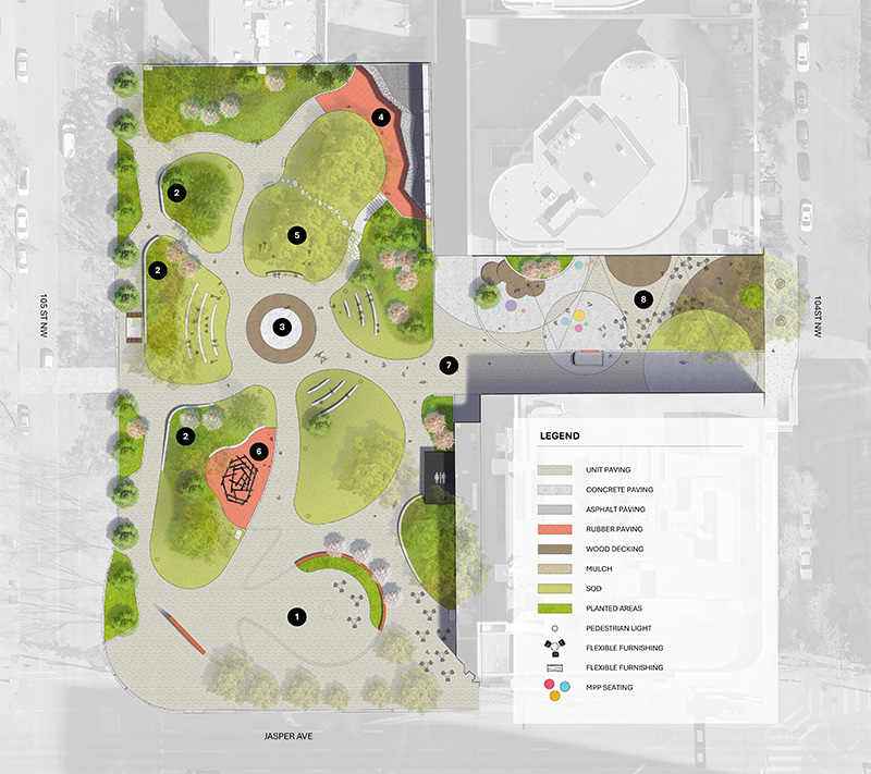 Beaver Hills House Park and Michael Phair Park Rendered Plan
