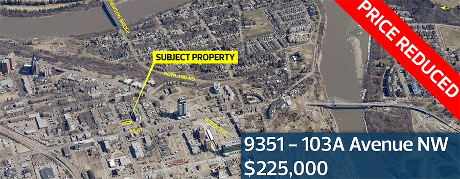 Aerial view of Boyle Street listing