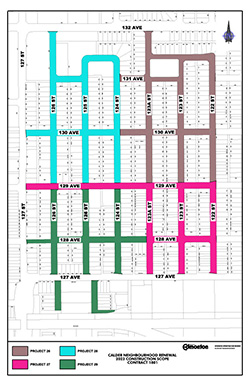 Calder Neighbourhood Renewal - Scope Map 