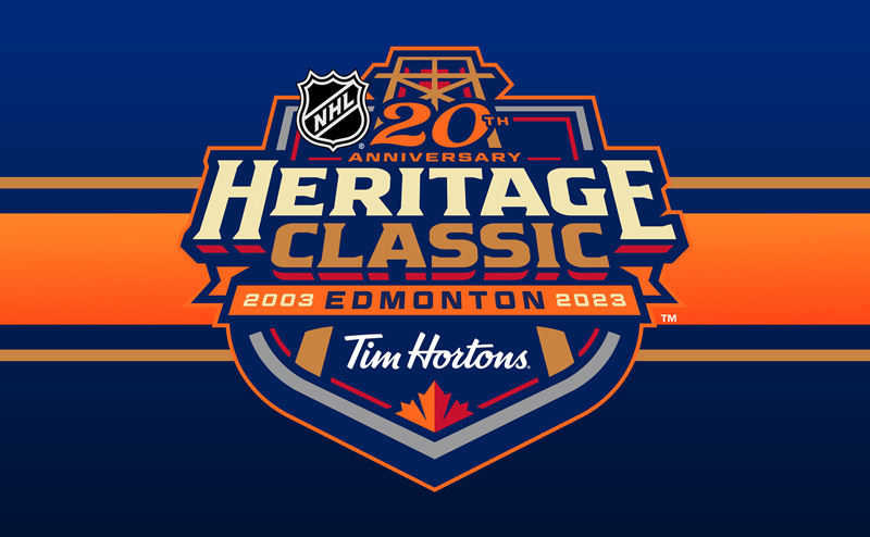 NHL 20th Anniversary Heritage Classic 2003 Edmonton 2023 Tim Hortons