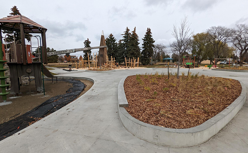 Graphic showing Glengarry District Park Renewal construction.