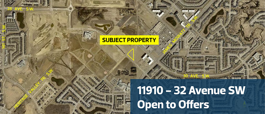 Aerial view of Heritage Valley listing for affordable housing development