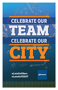Poster thumbnail: Celebrate Our Team; Celebrate Our City.