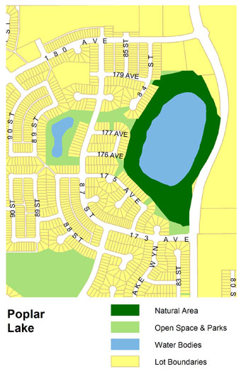 Poplar Lake map