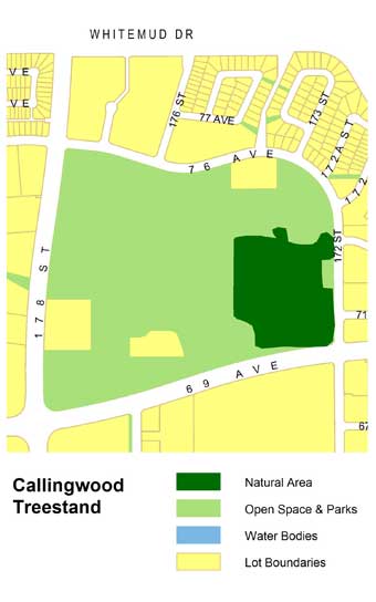 Callingwood Treestand map