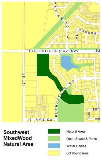 Southwest Mixedwood map