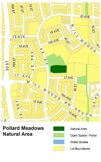 Pollard Meadows map