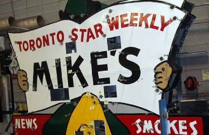Mike's News Neon Sign