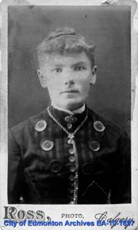 Annie Walter in 1886. 25 years old