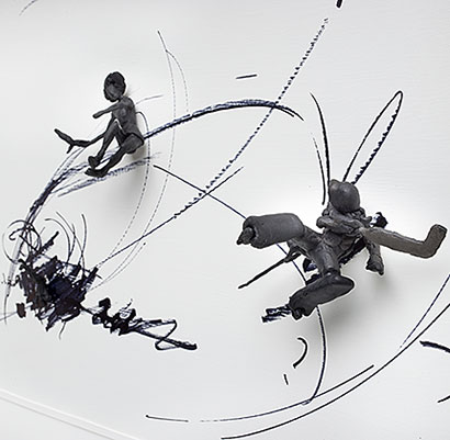 A detail image of Figures in Motion by Al Henderson