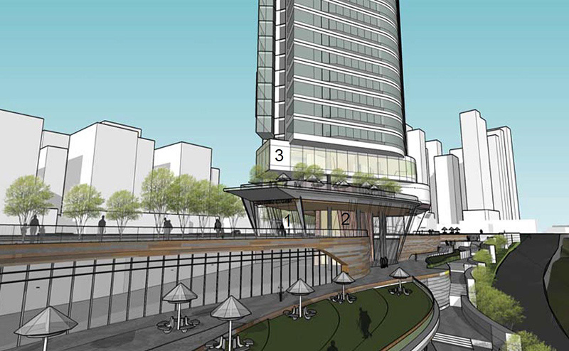 Applicant's rendering of proposed tower