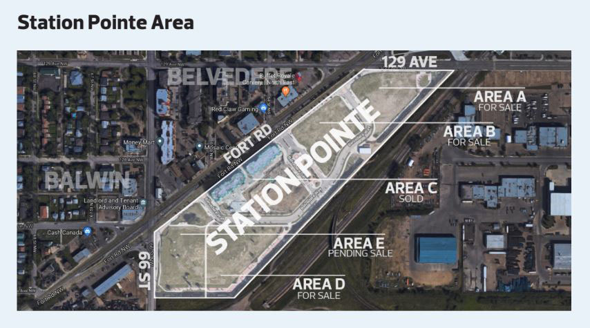 Station Pointe area map