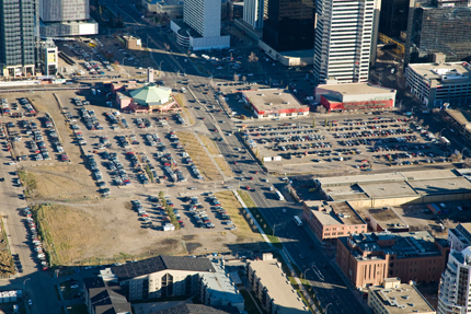 Downtown Arena Project build site