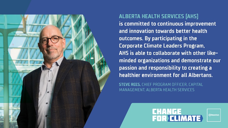 Corporate Climate Leader: Steve Rees of Alberta Health Services