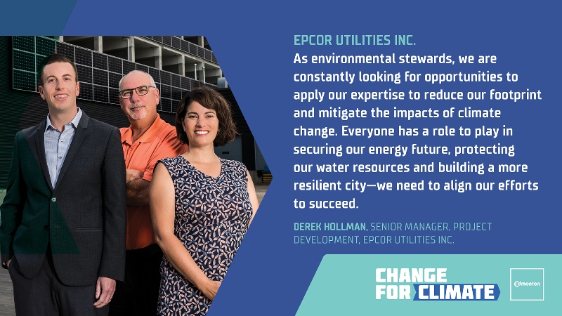 Corporate Climate Leader: Derek Hollman of EPCOR Utilities