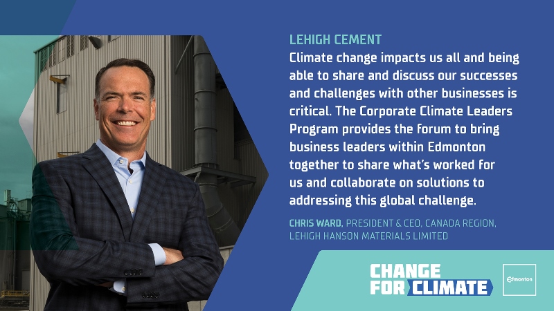 Corporate Climate Leader: Chris Ward of Lehigh Hanson Materials Ltd.