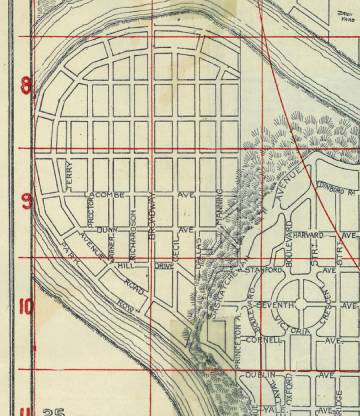 An old map featuring Mayfair