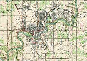 Edmonton District Map