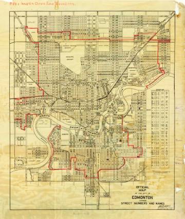Edmonton Archive Map 593