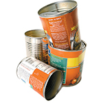 Thumbnail photo of metal cans.