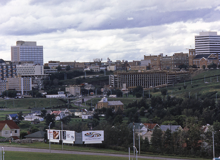 Downtown Edmonton from 1965.